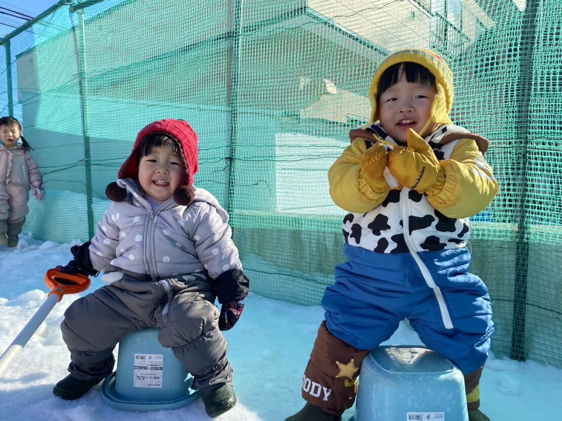 お天気がよくて気持ちいいね