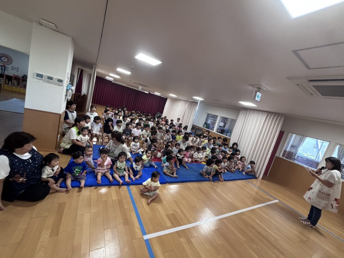 七夕まつりと、ろうそくもらいでした！